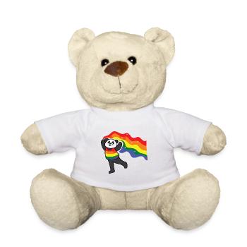 Cadeau LGBTQ PANDA LGBT - Nounours - blanc - Devant