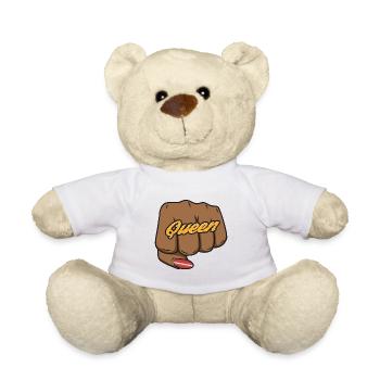 Ghana Ghanaian Flag Woman Princess I Gift - Teddy Bear - white - Front