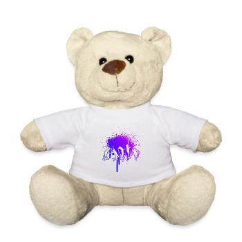 Women's Tennis Player Playing Tennis Playing Tennis - Teddy Bear - white - Front