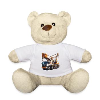 Grue / de chantier / treuil / système de grue - Nounours - blanc - Devant