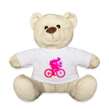 Vélo de route pour femmes Vélo de route pour hommes Vélo de route - Nounours - blanc - Devant
