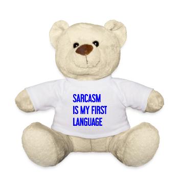 Sarcasme Pro - Nounours - blanc - Devant