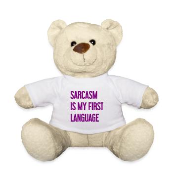 Sarcasme Pro - Nounours - blanc - Devant