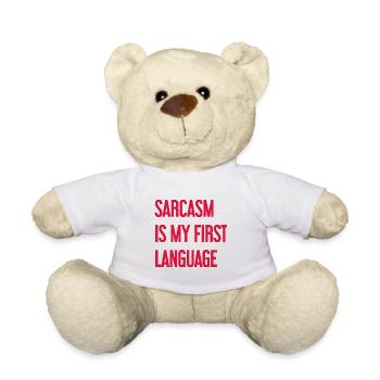 Sarcasme Pro - Nounours - blanc - Devant