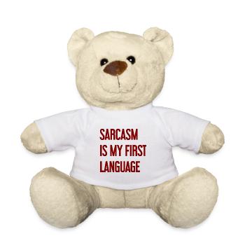 Sarcasm Pro - Teddy Bear - white - Front