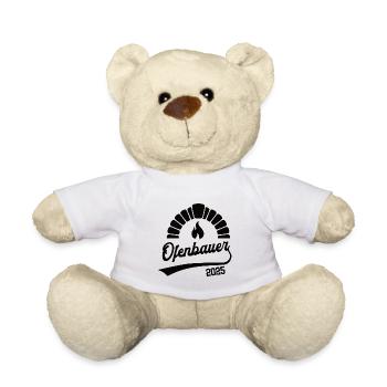 Ofenbauer 2025 Beruf Ofenbau Lehre Lehrling Azubi - Teddy - Weiß - Vorne