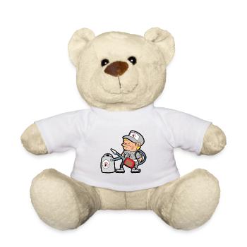 Antiparasitaire - Nounours - blanc - Devant