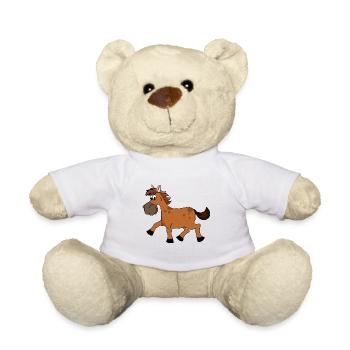 Cheval BD - Nounours - blanc - Devant