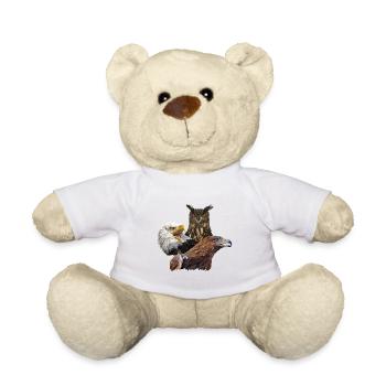 Hibou et aigles - Nounours - blanc - Devant