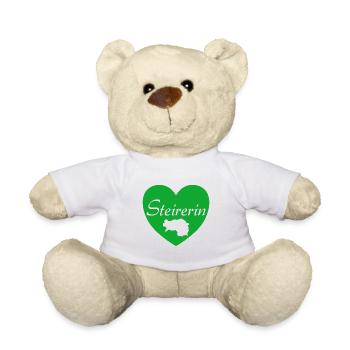 Steirerin Steiermark Österreich Geschenk - Teddy - Weiß - Vorne