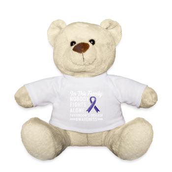 Niemand kämpft allein Liebende Person Gift - Teddy - Weiß - Vorne