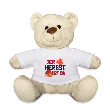 Der Herbst ist da - Teddy - Weiß - Vorne