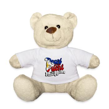 Philippinen Filipino Perle Des Orient I Geschenk - Teddy - Weiß - Vorne