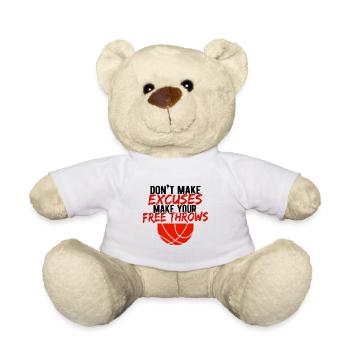 Basketball - Teddy - Weiß - Vorne