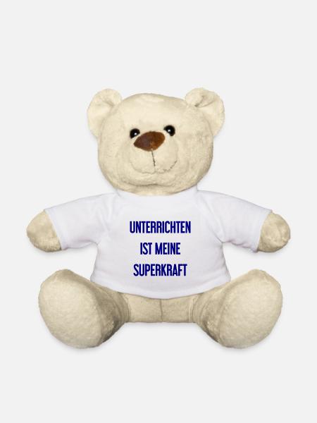 Unterrichten - Meine Superkraft! - Teddy - Weiß