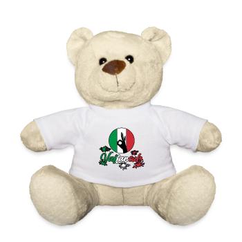 Italie Vaffanculo italien - Nounours - blanc - Devant