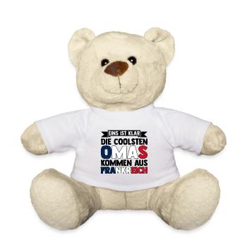 Franzosen Französisch Frankreich - Teddy - Weiß - Vorne