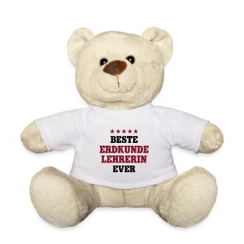 Beste Erdkunde Lehrerin Geographie Schule Geologin - Teddy - Weiß - Vorne