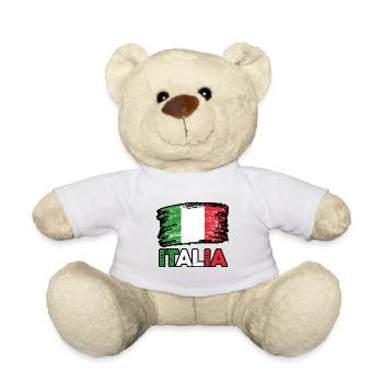 Italia Italian Italian Italy - Teddy Bear - white - Front