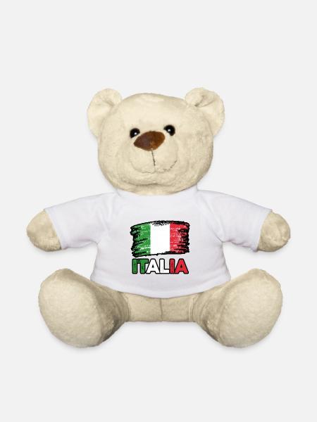 Italia Italian Italian Italy - Teddy Bear - white