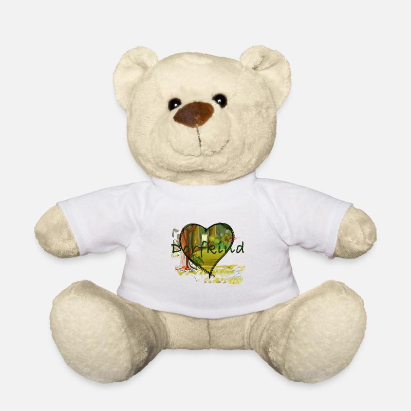 Dorfkind Herz - Teddy - Weiß