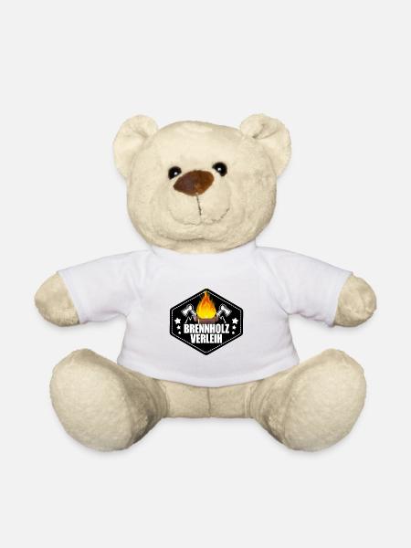 Brennholz Verleih - Teddy - Weiß