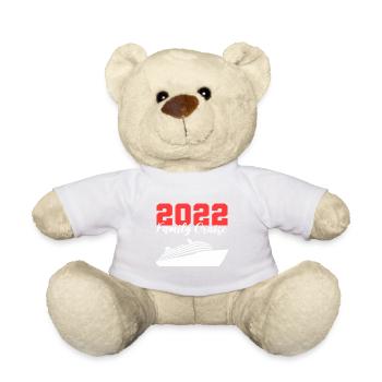 2022 Familienkreuzfahrt Tourist Gift - Teddy - Weiß - Vorne