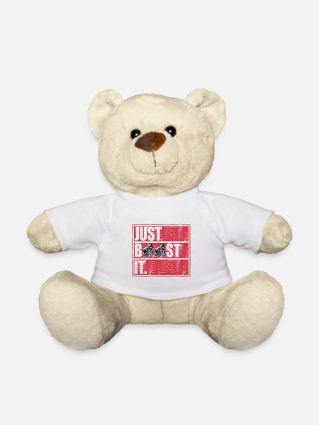 Tuning Spruch für Motorsport / Auto Fans - Teddy - Weiß