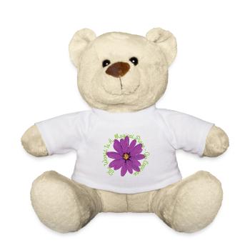 Amoureux de la nature Allez explorer - Nounours - blanc - Devant