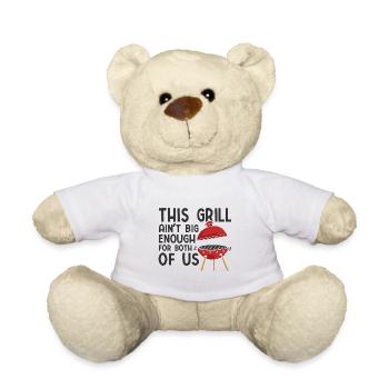 Grillparty Spruch Zum Grillen Grill - Teddy - Weiß - Vorne