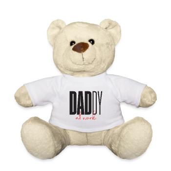 Daddy Dad at work - Teddy - Weiß - Vorne