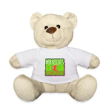 Mir reicht's ich geh Snowboarden, Snowboarder - Teddy - Weiß - Vorne