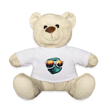 Sunglasses / Reflection / Forest / Reflection - Teddy Bear - white - Front