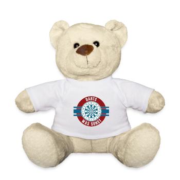 Darts Leidenschaft Dart Spieler Spiel Dartscheibe - Teddy - Weiß - Vorne