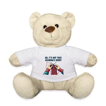 Tricoter au crochet - Ce n’est pas le passe-temps de votre grand-mère - Nounours - blanc - Devant