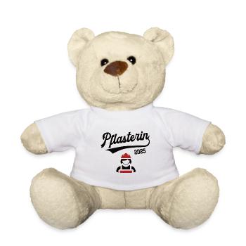 Pflasterin 2025 Beruf Pflasterer Pflasterei Frauen - Teddy - Weiß - Vorne