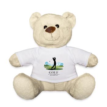 Golf - Le sport au service des affaires et du succès - Nounours - blanc - Devant