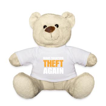 Theft again accountant poison - Teddy Bear - white - Front