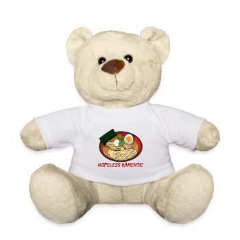 Asiatisches Japanisches Essen Ramen I Geschenk - Teddy - Weiß - Vorne