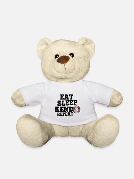 Japanischer Schwertkampf Kendo - Teddy - Weiß