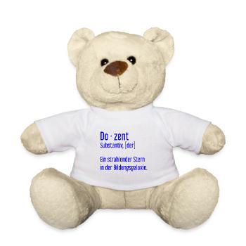 Dozent Dozenten Schule Pädagoge Unterricht - Teddy - Weiß - Vorne