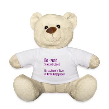 Dozent Dozenten Schule Pädagoge Unterricht - Teddy - Weiß - Vorne
