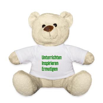 Teaching Inspiring Encouraging - Teddy Bear - white - Front