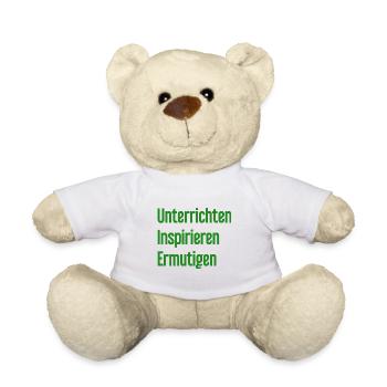 Teaching Inspiring Encouraging - Teddy Bear - white - Front