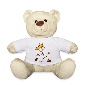 Strichmännchen - Teddy - Weiß - Vorne