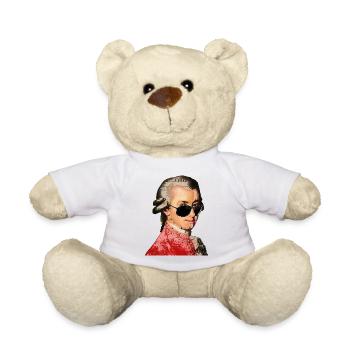 Wolfgang Amadeus Mozart - Teddy - Weiß - Vorne