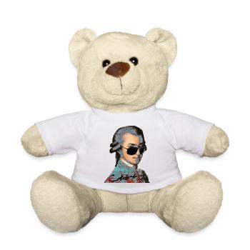 Wolfgang Amadeus Mozart - Teddy - Weiß - Vorne