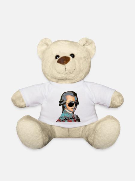 Wolfgang Amadeus Mozart - Teddy Bear - white