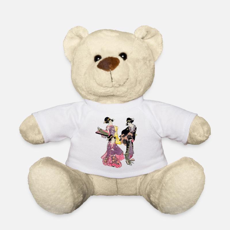 Geisha 5 - Nounours - blanc