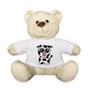 Petite vache - Nounours - blanc - Devant